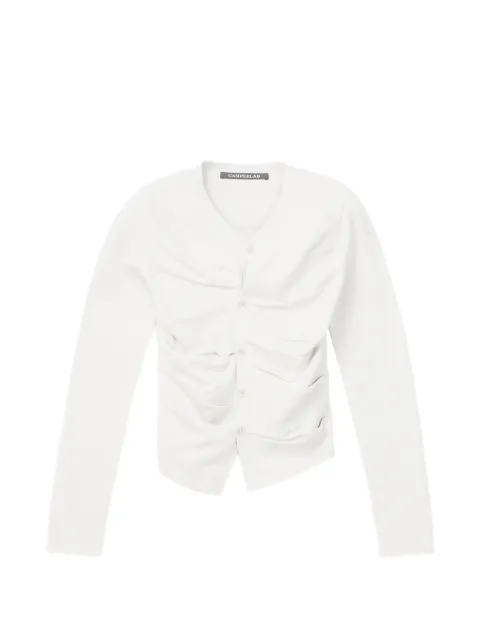 CamperLab gathered cardigan White AU00085002