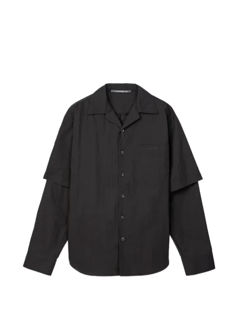 CamperLab layered pocket shirt Black AU00073001