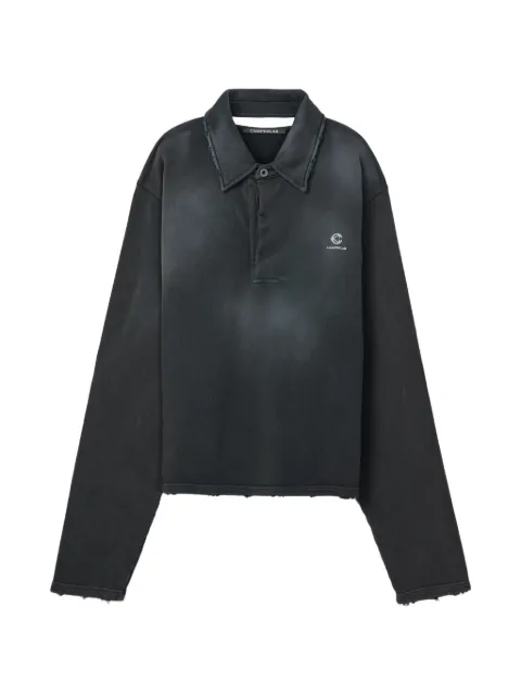 CamperLab frayed collar sweatshirt Grey AU00091001