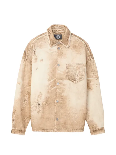 CamperLab distressed denim shirt Neutrals AU00068002