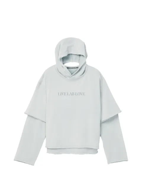 CamperLab layered hoodie Grey AU00090002