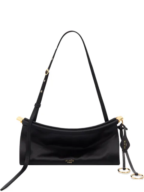Alaïa Le Click east west small bag in satin Black AA1S01426A024