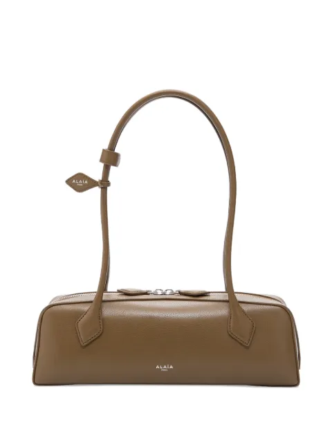 Alaïa Le Teckel medium bag in goatskin Green AA1S06033CA212