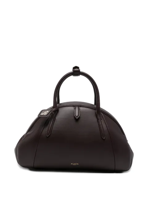 Alaïa dome-shaped leather tote bag Red AA1L1009I252332