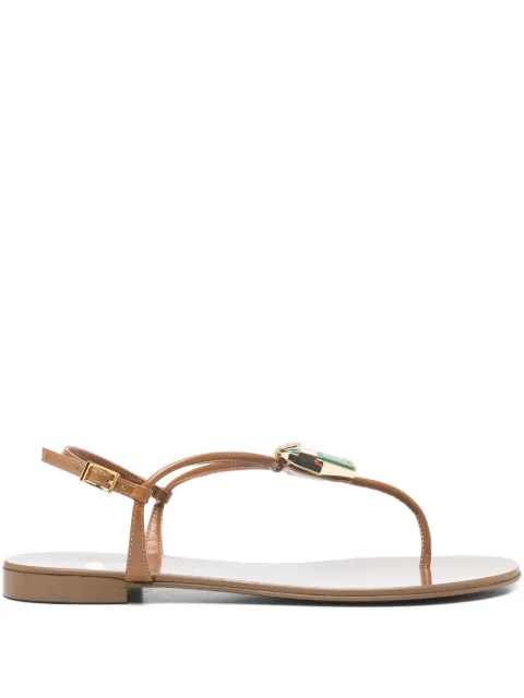 Giuseppe Zanotti Atlantide crystal-embellished sandals Brown E600018001