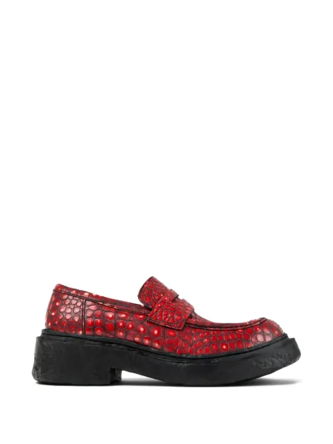 CamperLab patterned vamonos loafers Red A500023018
