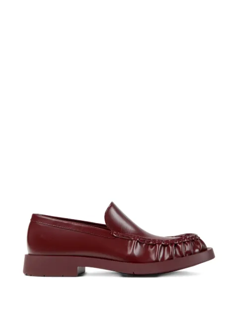 CamperLab Mil 1978 ruched loafers Red A500039005