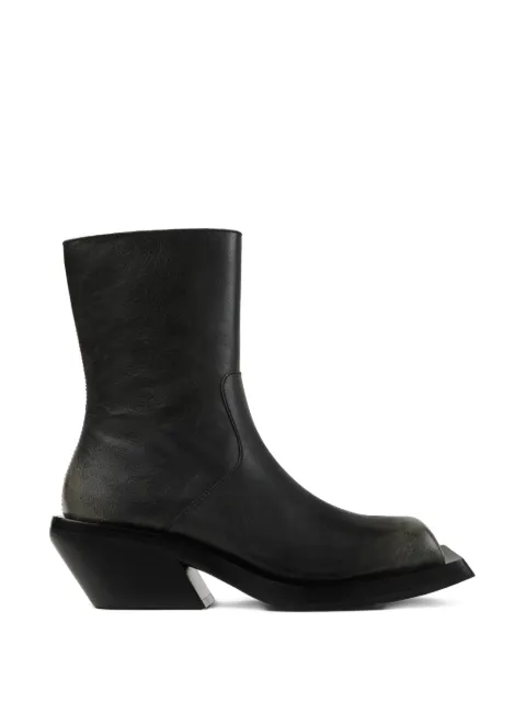 CamperLab quetal square toe ankle boots Black A700021007