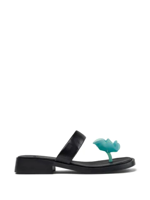 Camper Dana floral-appliqué sandals Black K201892001