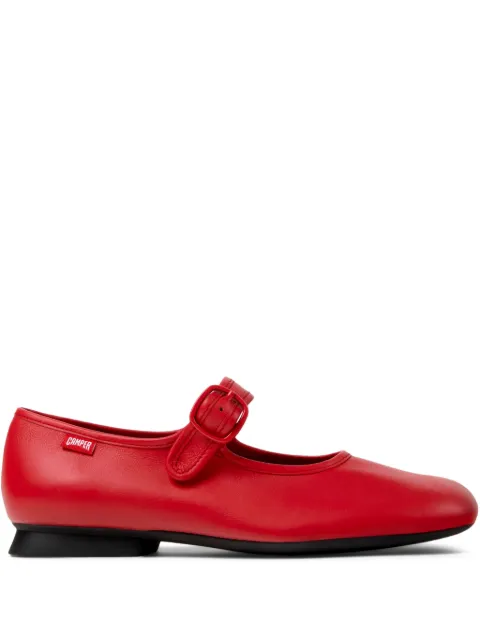 Camper buckle strap ballet flats Red K201629014