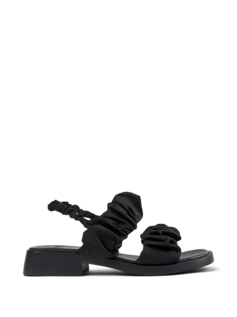 Camper Dana ruched sandals Black K201894001