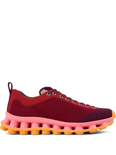 Camper x Sunnei Pelotissima striped knit sneakers Red K101036011
