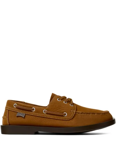 Camper Don leather boat shoes Brown K101013005
