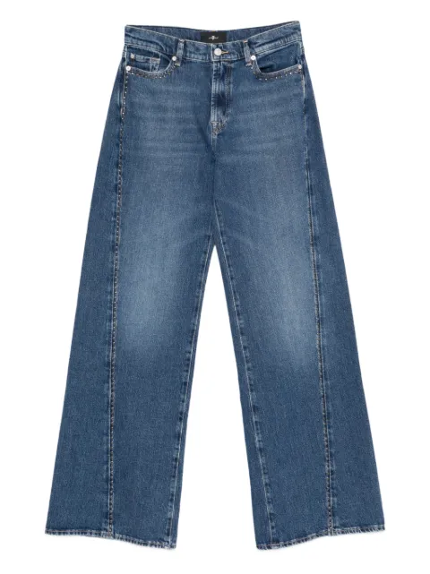 7 For All Mankind Twisted Lotta studded jeans Blue 7UX1TC1021C