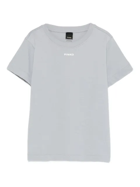 PINKO logo-appliqué T-shirt Blue 100373A34F