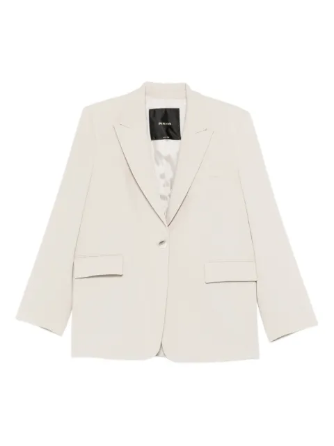 PINKO single-button blazer Neutrals 106762A18E