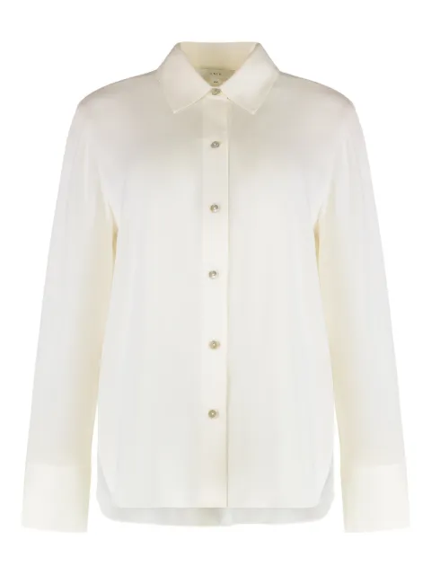 Vince buttoned-collared shirt Neutrals V101013150