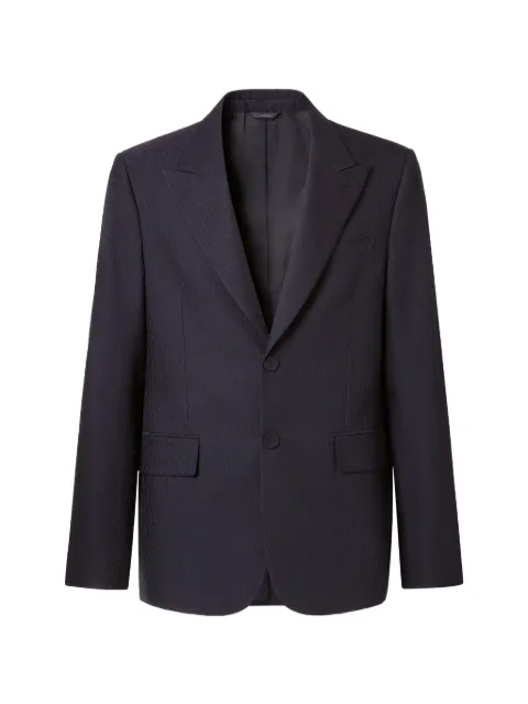 FENDI single-breasted blazer Blue FJ0768AU6E