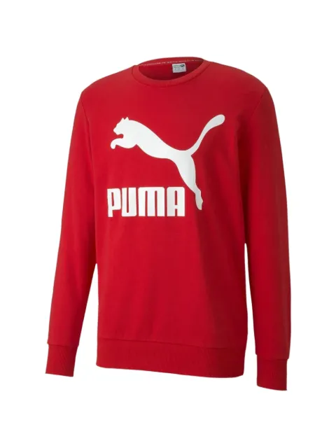 PUMA Classics logo crew-neck T-shirt Red 59519811