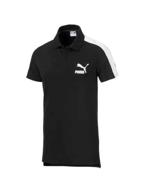 PUMA logo-detail polo shirt Black 59536701