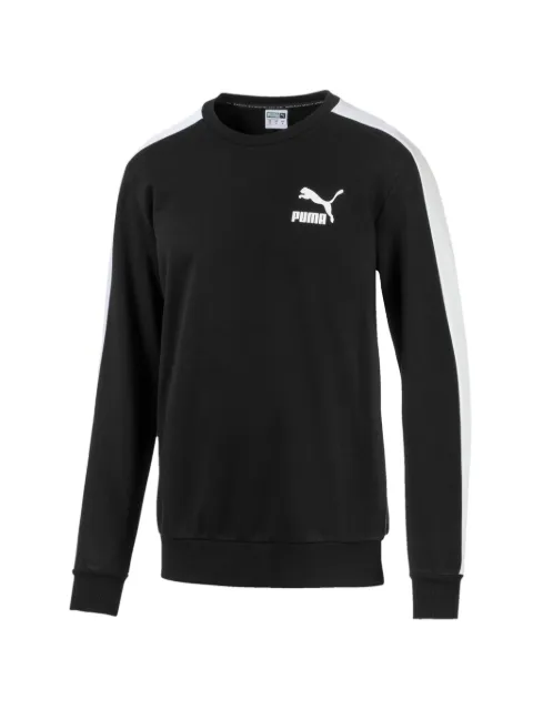 PUMA Iconic T7 crew-neck sweatshirt Black 59529601