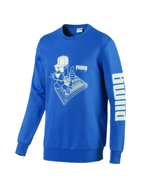 PUMA crew-neck sweatshirt Blue 57836085