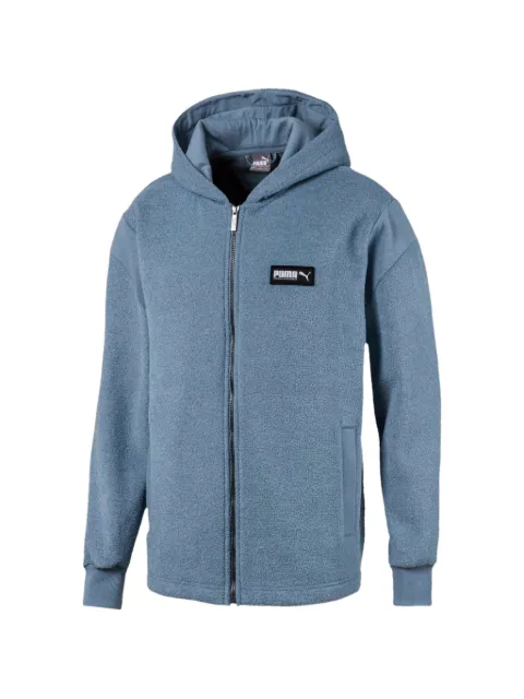PUMA hooded zip t-shirt Blue 58017346