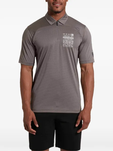 PUMA x Ferrari logo-print polo shirt Grey 57786205