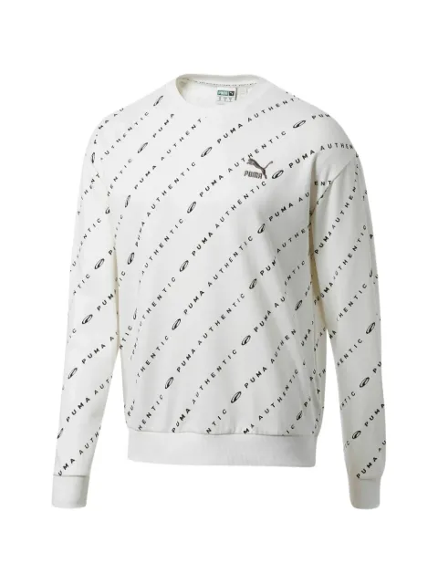 PUMA logo-print sweatshirt White 57940402