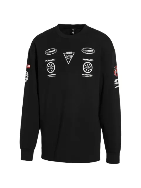 PUMA graphic-print T-shirt Black 57854301