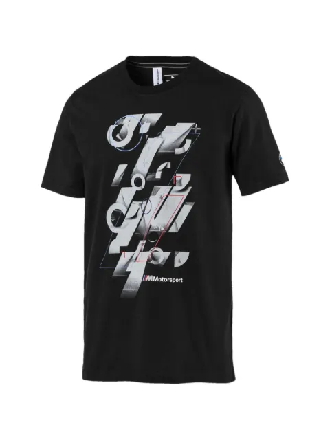 PUMA BMW Motorsport graphic-print T-shirt Black 57779101
