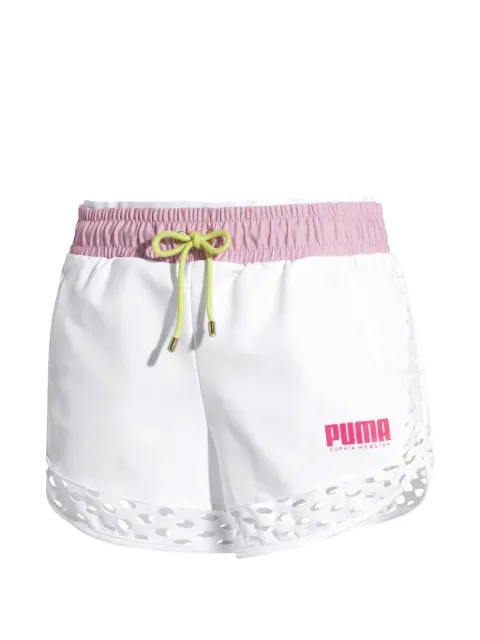 PUMA x Sophia Webster perforated track shorts White 57855802