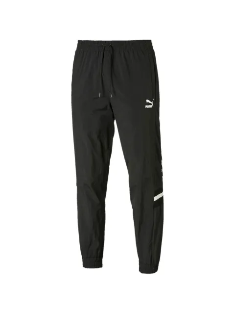 PUMA logo-pirnt track pants Black 59531901