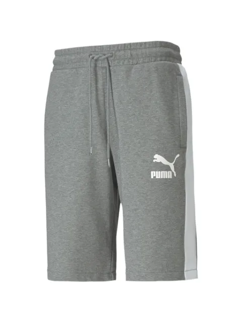 PUMA striped logo shorts Grey 58155903