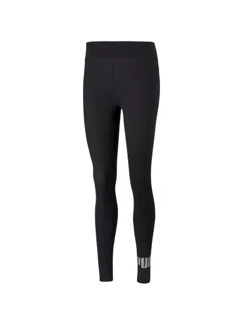 PUMA Essential logo-print leggings Black 58689651