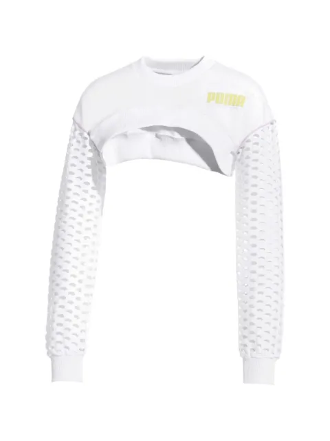 PUMA x Sophia Webste cropped sweatshirt White 578557