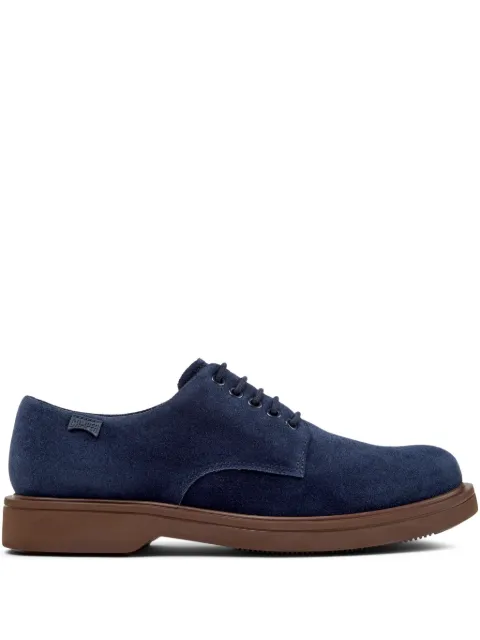 Camper Norman suede lace-up derby shoes Blue K100998008