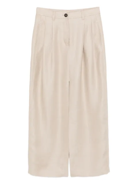 Brunello Cucinelli linen maxi skirt Neutrals MH527G3964C9272