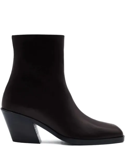 GIABORGHINI Tayl block-heel ankle boots Brown TAYLLCAL4545