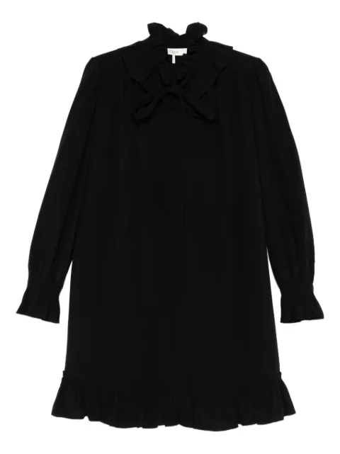 Chloé ruffled mini dress Black CH26SRO10005