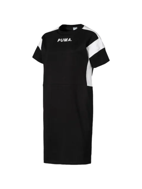 PUMA logo-detail midi dress Black 57801101