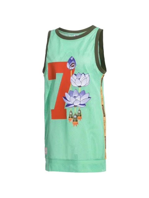 PUMA Sue Tsai lotus graphic jersey Green 57821490