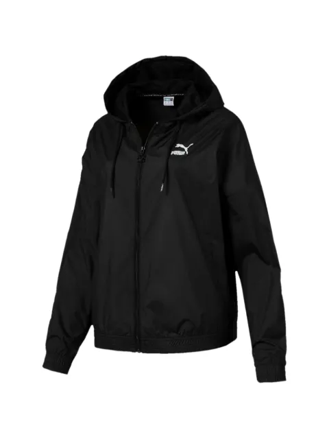 PUMA Classics hooded windbreaker jacket Black 57801801