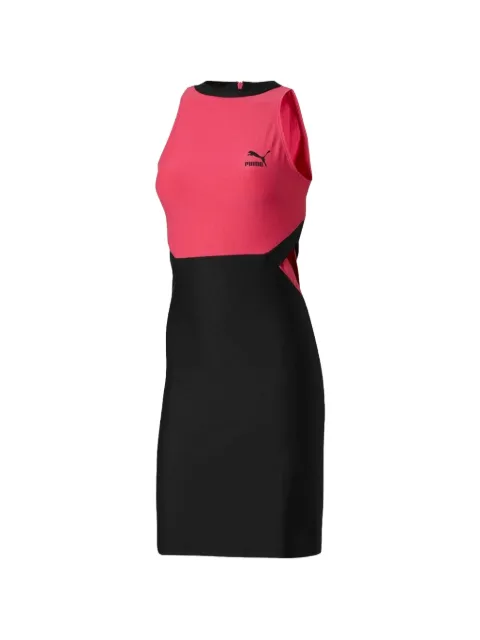 PUMA logo-detail sleeveless dress Black 57886320