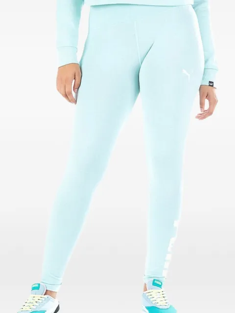 PUMA Athletic logo-print leggings Blue 58628876