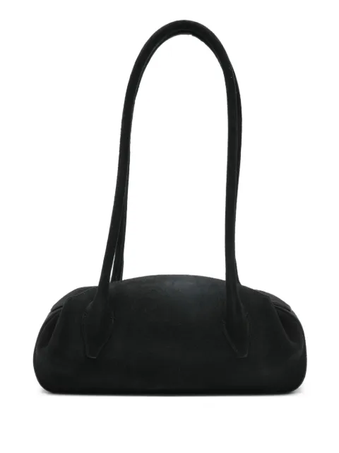 Yuzefi mini Oyster suede tote bag Black YUZRS26HBOSMS011