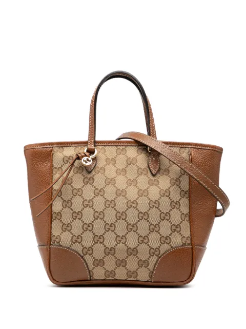 Gucci Pre-Owned 2000-2015 Small GG Canvas Bree satchel Brown AF56OUJRYK55T2C8