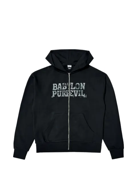 Babylon LA zip hoodie Black M5BQ53K7300