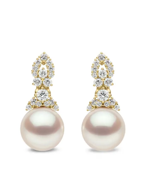 Yoko London Duchess South Sea pearl and diamonds earrings Gold QYE23846W