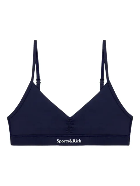 Sporty & Rich V-neck performance bra Blue TO09361300BL106